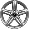 Mercedes Avior [230-17] Titanium Silver Wheel Img 1