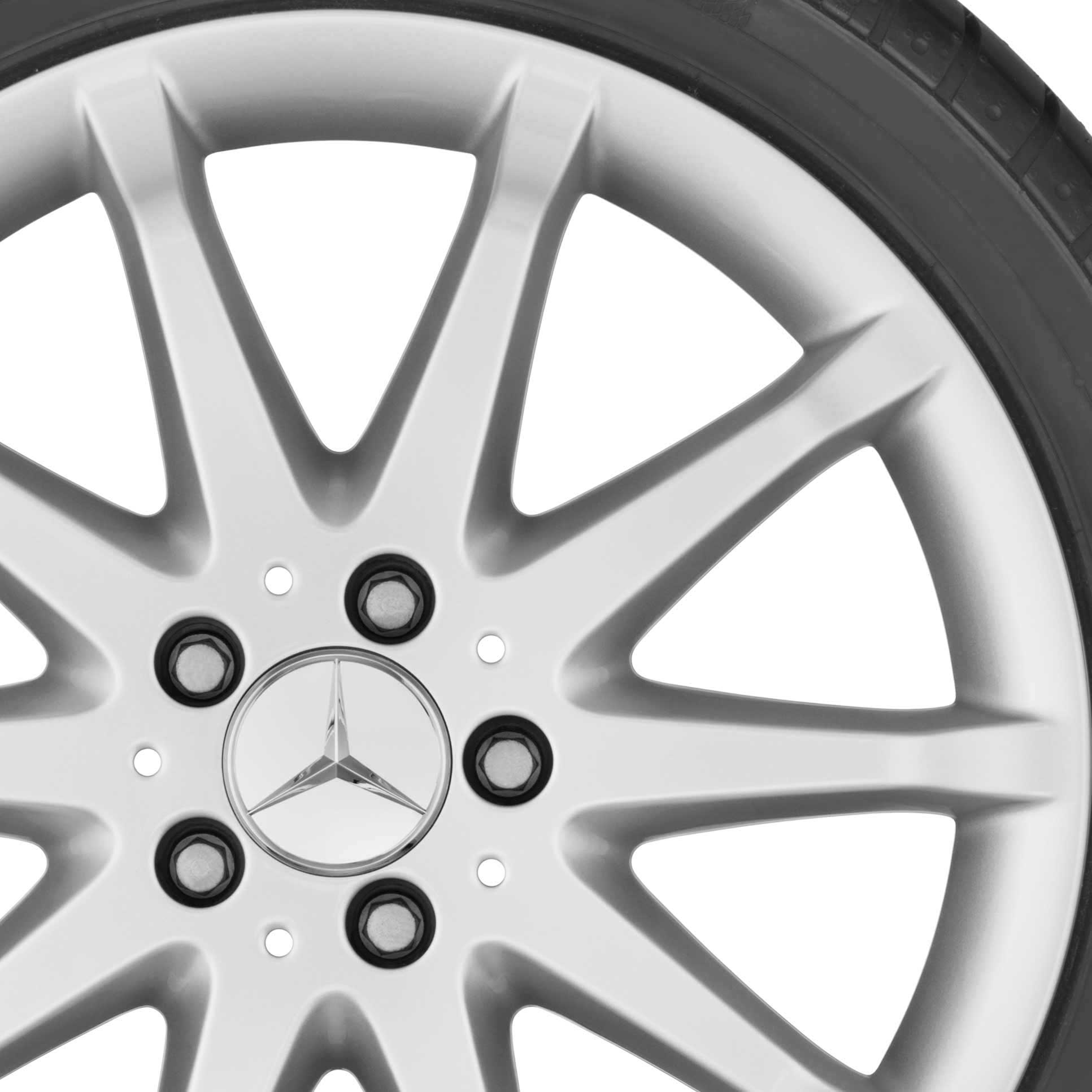 Mercedes 10 Spoke [251-18] Titanium Silver Alloy Wheel Product Image #2