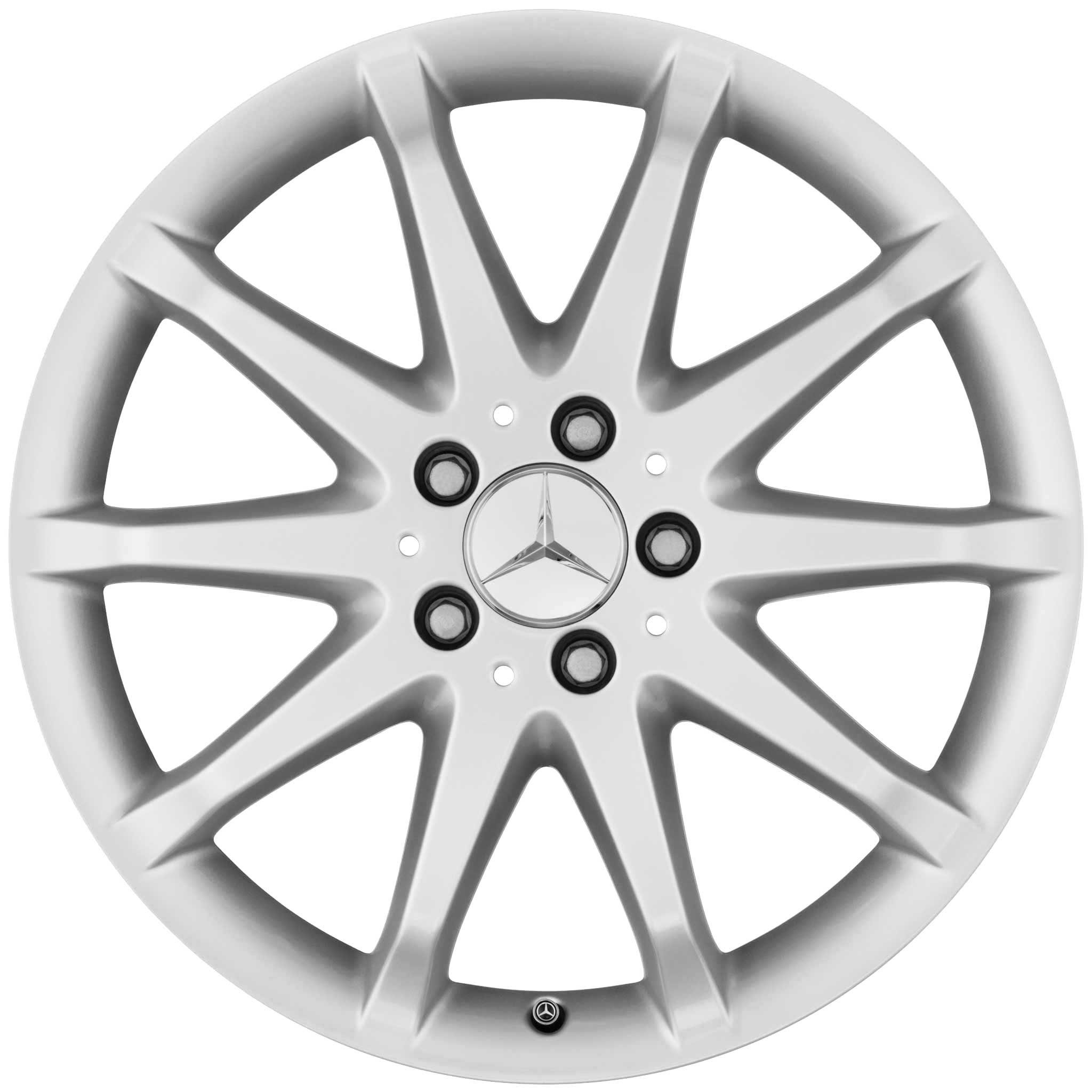 Mercedes 10 Spoke [251-18] Titanium Silver Alloy Wheel Product Image #1