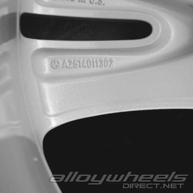 Mercedes 5 Twin Spoke [164-18] Titanium Silver Alloy Wheel Product Image #4