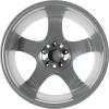Mercedes 5 Spoke [219-18] Titanium Silver Wheel Img 3