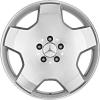 Mercedes 5 Spoke [221-18] Standard Silver with High Sheen (Forged) Wheel Img 1