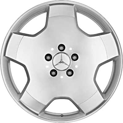 Mercedes 5 Spoke [221-18] Standard Silver with High Sheen (Forged) Alloy Wheel Product Image #1