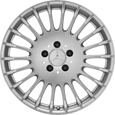 Mercedes Multispoke [219-18] Titanium Silver Alloy Wheel Product Image #1