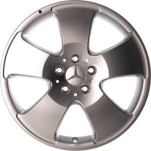 18" Mercedes 5 Spoke [221-18] Sterling Silver alloy wheel