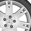 Mercedes Zaurak [169-17] Titanium Silver with High Sheen Wheel Img 2