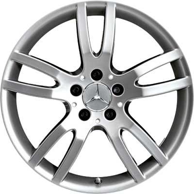 Mercedes 5 Twin Spoke [230-18] Sterling Silver Alloy Wheel Product Image #1