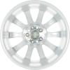 Mercedes 10 Spoke [230-18] Sterling Silver Wheel Img 3
