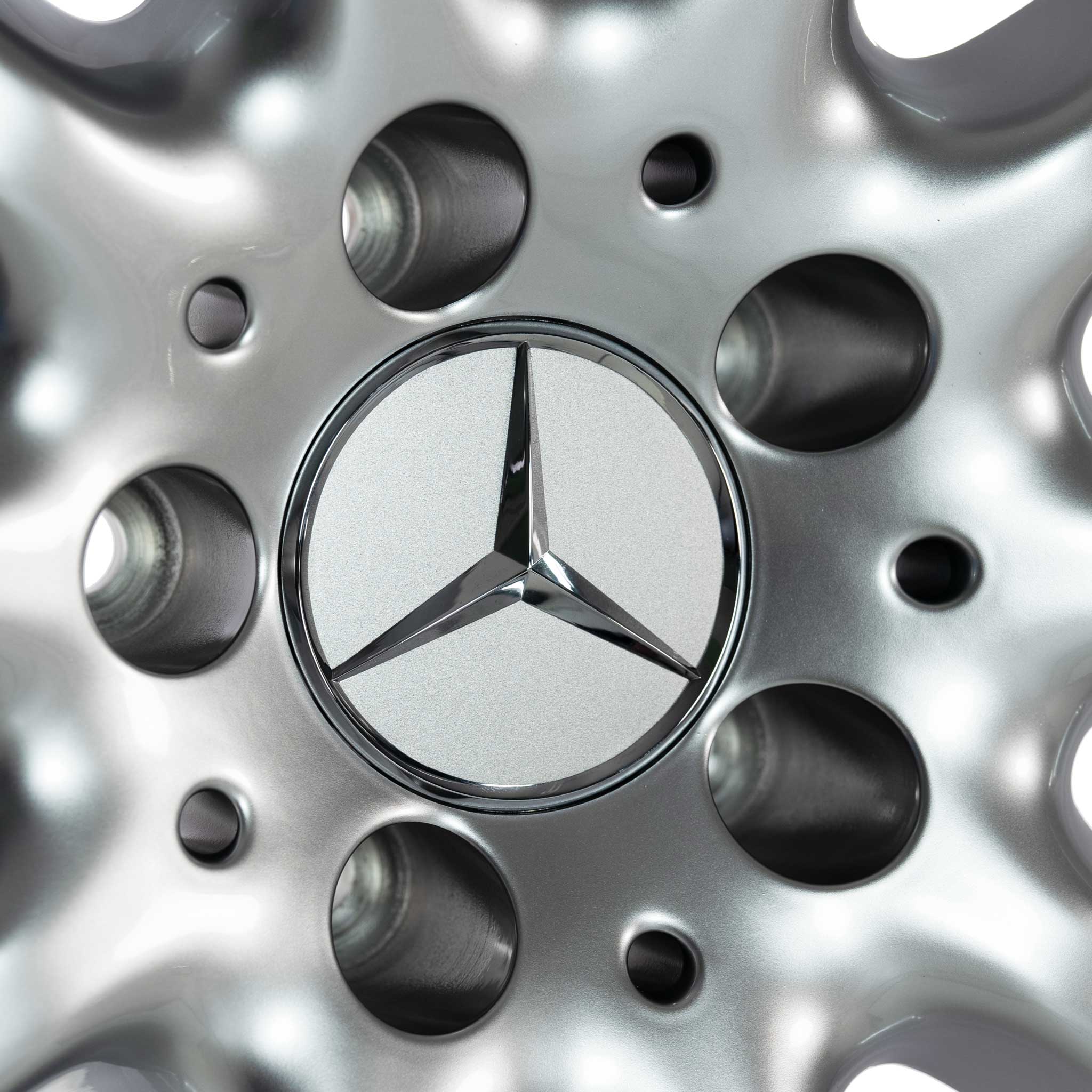 Mercedes 10 Spoke [230-18] Sterling Silver Alloy Wheel Product Image #4