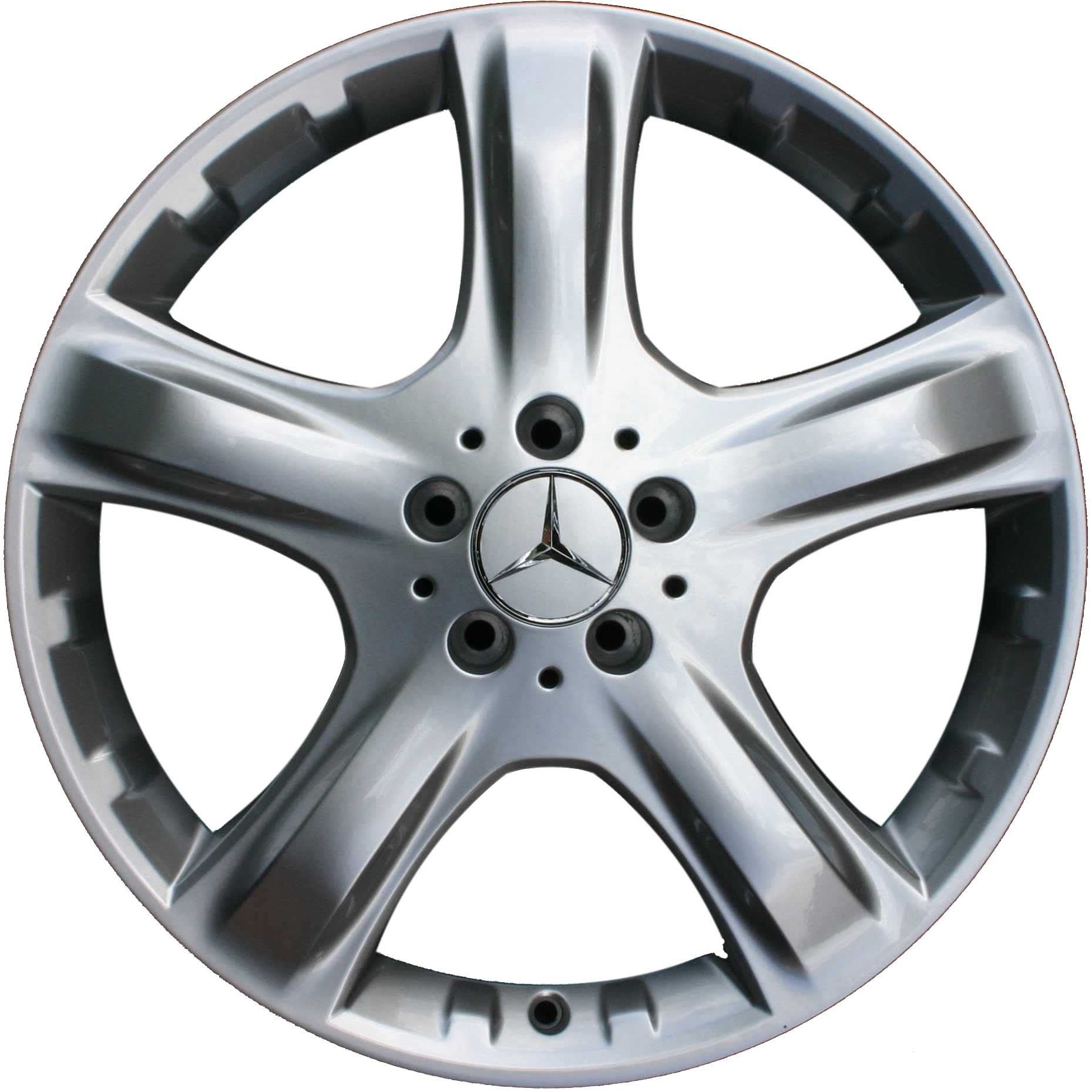 Mercedes 5 Spoke [164-19] Titanium Silver Alloy Wheel Product Image #1