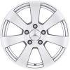 Mercedes 7 Spoke [204-16] Standard Silver with High Sheen Wheel Img 1