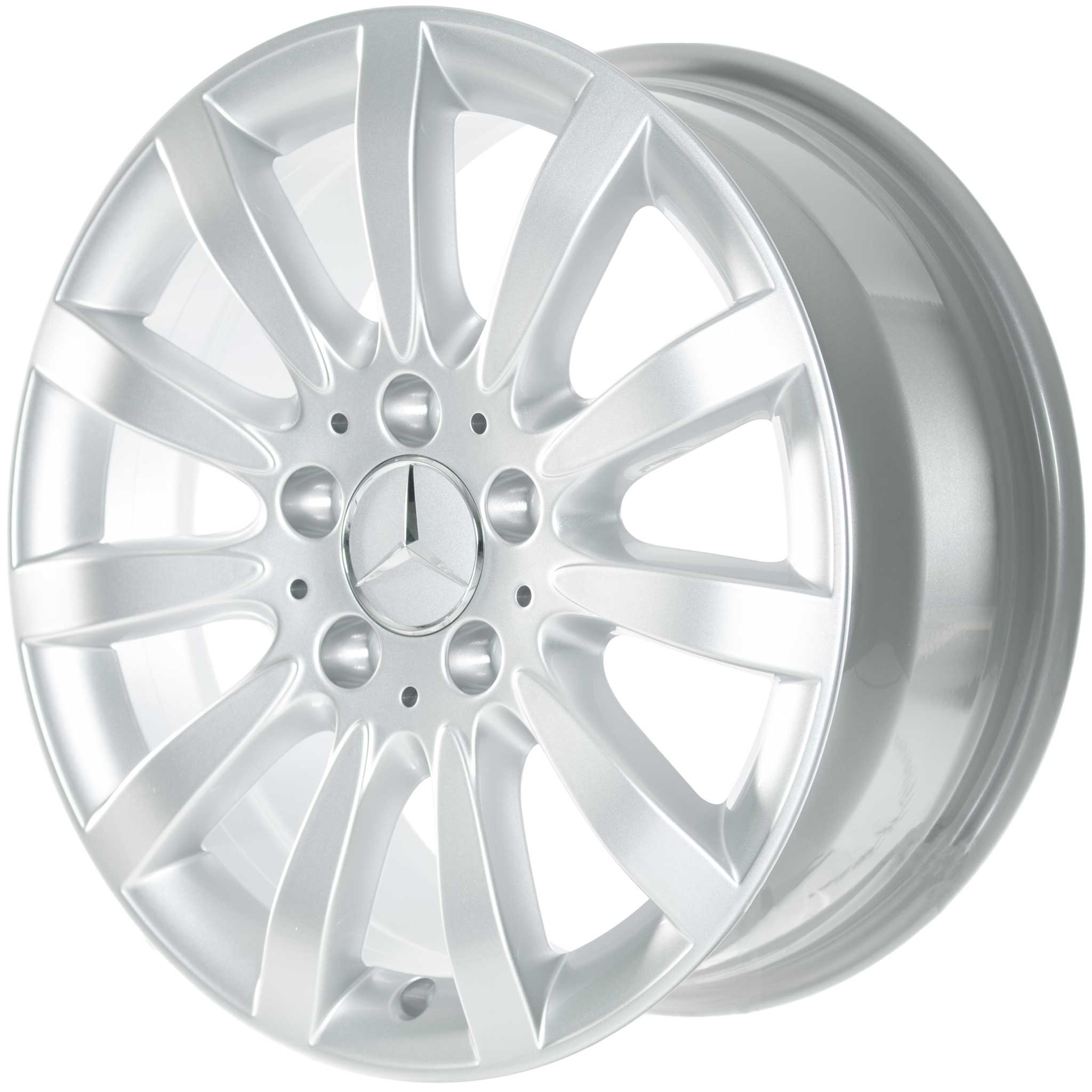 Mercedes 11 Spoke [211-16] Titanium Silver Alloy Wheel Product Image #2