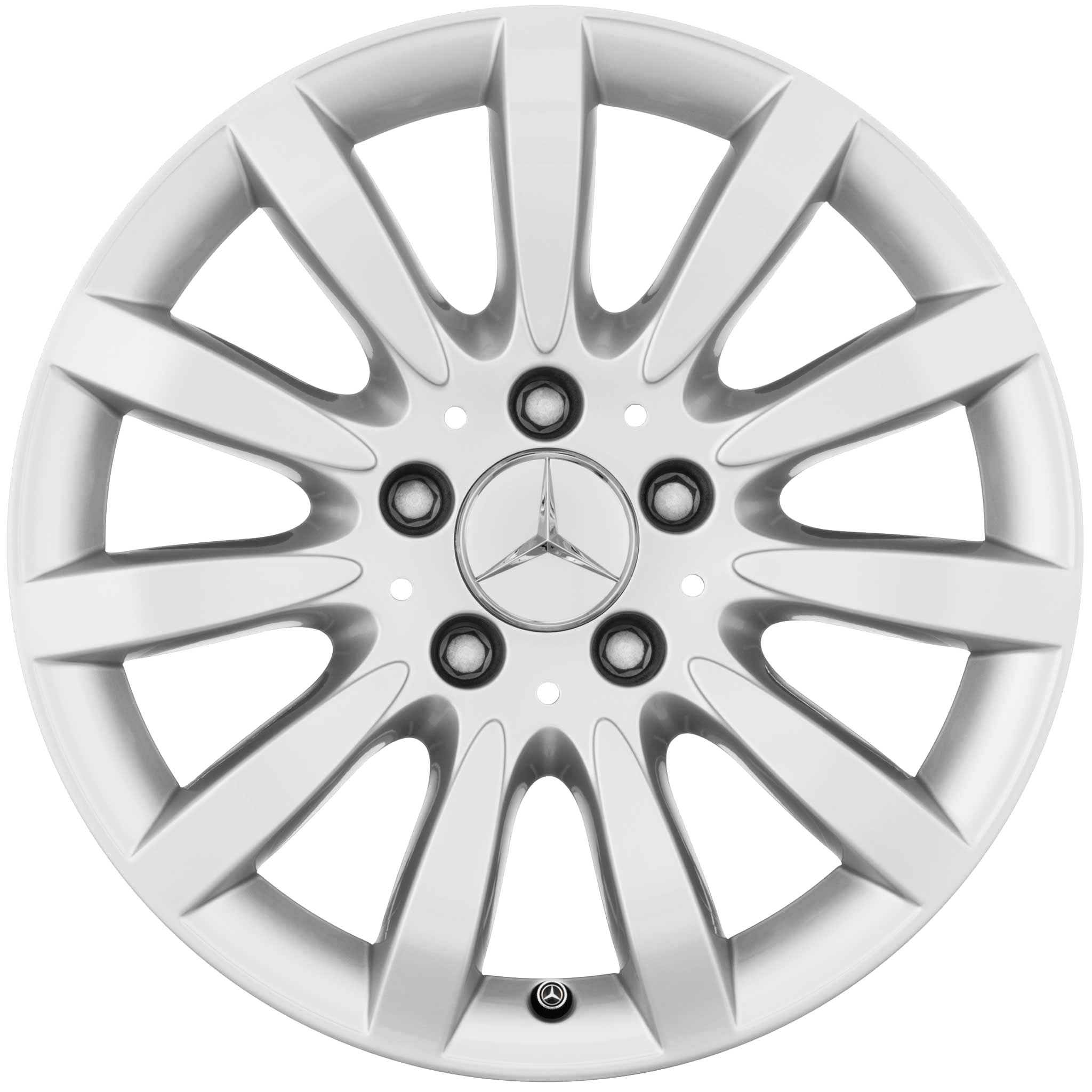Mercedes 11 Spoke [211-17] Titanium Silver Alloy Wheel Product Image #1