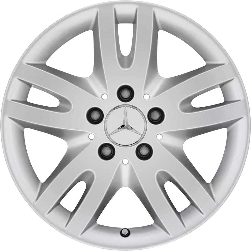 Mercedes Mabsuta [211-16] Titanium Silver Alloy Wheel Product Image #1