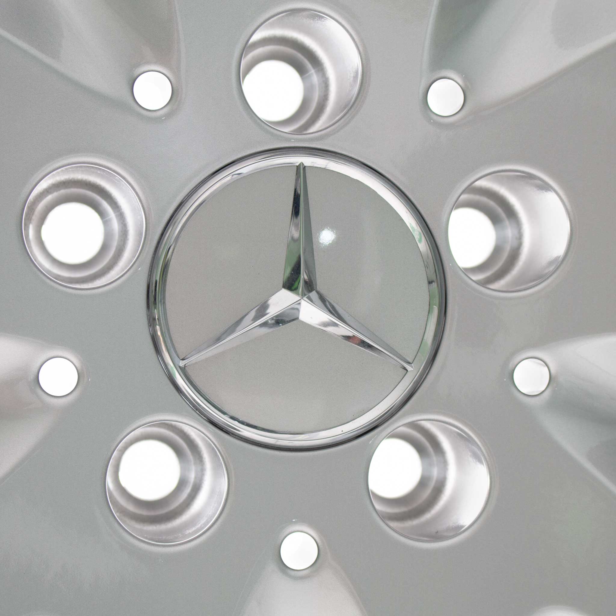Mercedes Mabsuta [211-17] Titanium Silver Alloy Wheel Product Image #4