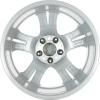 Mercedes 5 Twin Spoke [211-17] Titanium Silver Wheel Img 3