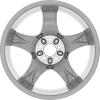 Mercedes 5 Spoke [251-19] Titanium Silver Wheel Img 3