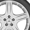 Mercedes 5 Spoke [251-19] Titanium Silver Wheel Img 2