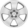 Mercedes 5 Spoke [216-18] Chrome Look Wheel Img 1