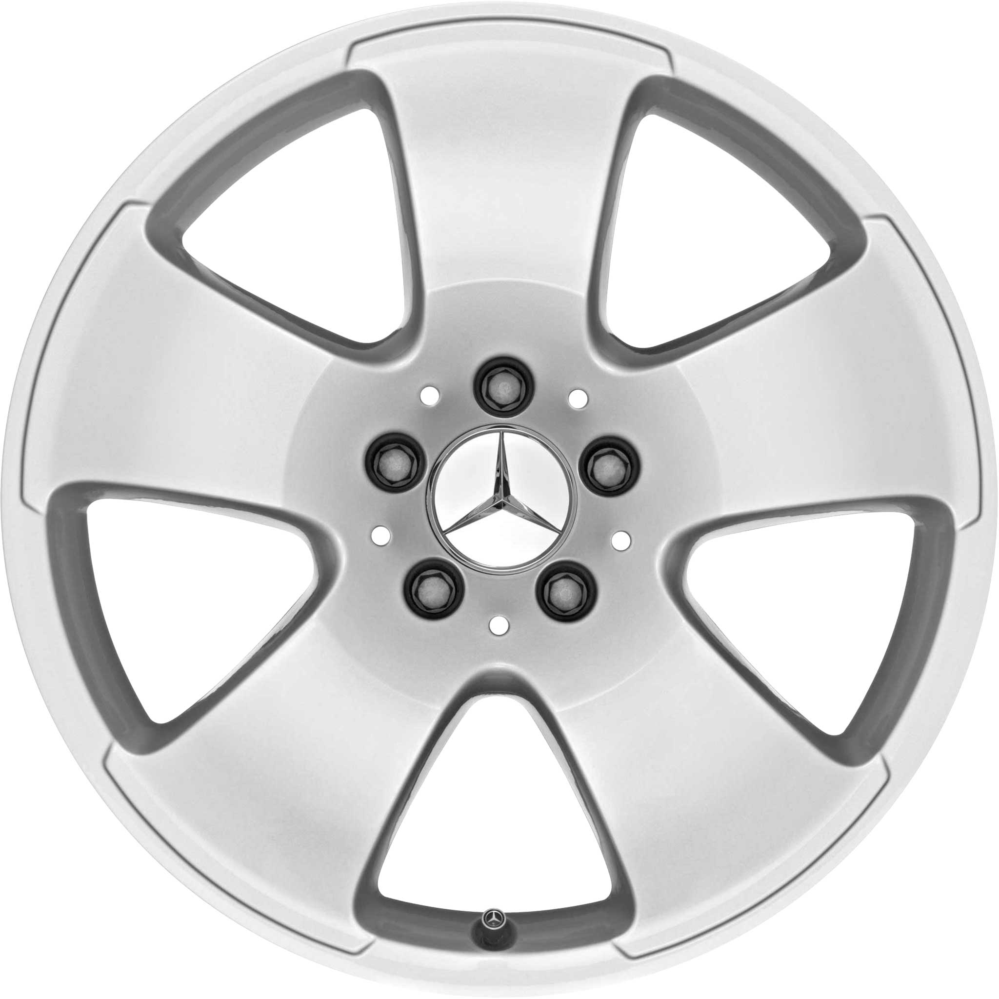 Mercedes 5 Spoke [216-18] Chrome Look Alloy Wheel Product Image #1