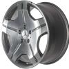 Mercedes 5 Spoke [221-18] Standard Silver with High Sheen (Forged) Wheel Img 2