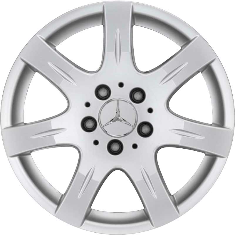 Mercedes Minelauva [211-16] Titanium Silver Alloy Wheel Product Image #1