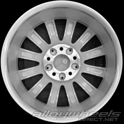 Mercedes Kochab [169-16] Titanium Silver Alloy Wheel Product Image #2
