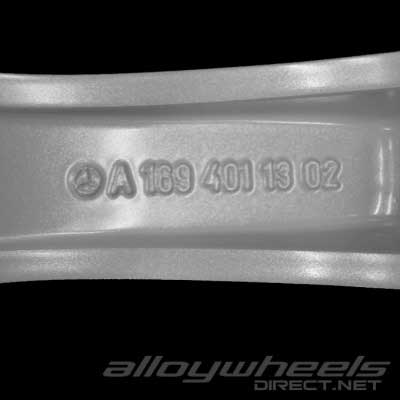 Mercedes Kochab [169-16] Titanium Silver Alloy Wheel Product Image #4