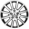 Mercedes Kochab [169-16] Titanium Silver Wheel Img 1