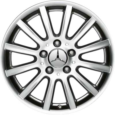 Mercedes Kochab [169-16] Titanium Silver Alloy Wheel Product Image #1