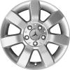 Mercedes 7 Spoke [169-16] Titanium Silver Wheel Img 1