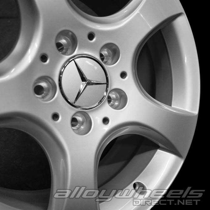 Mercedes Chertan [203-16] Titanium Silver Alloy Wheel Product Image #3