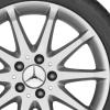 Mercedes 10 Spoke [169-17] Titanium Silver Wheel Img 2