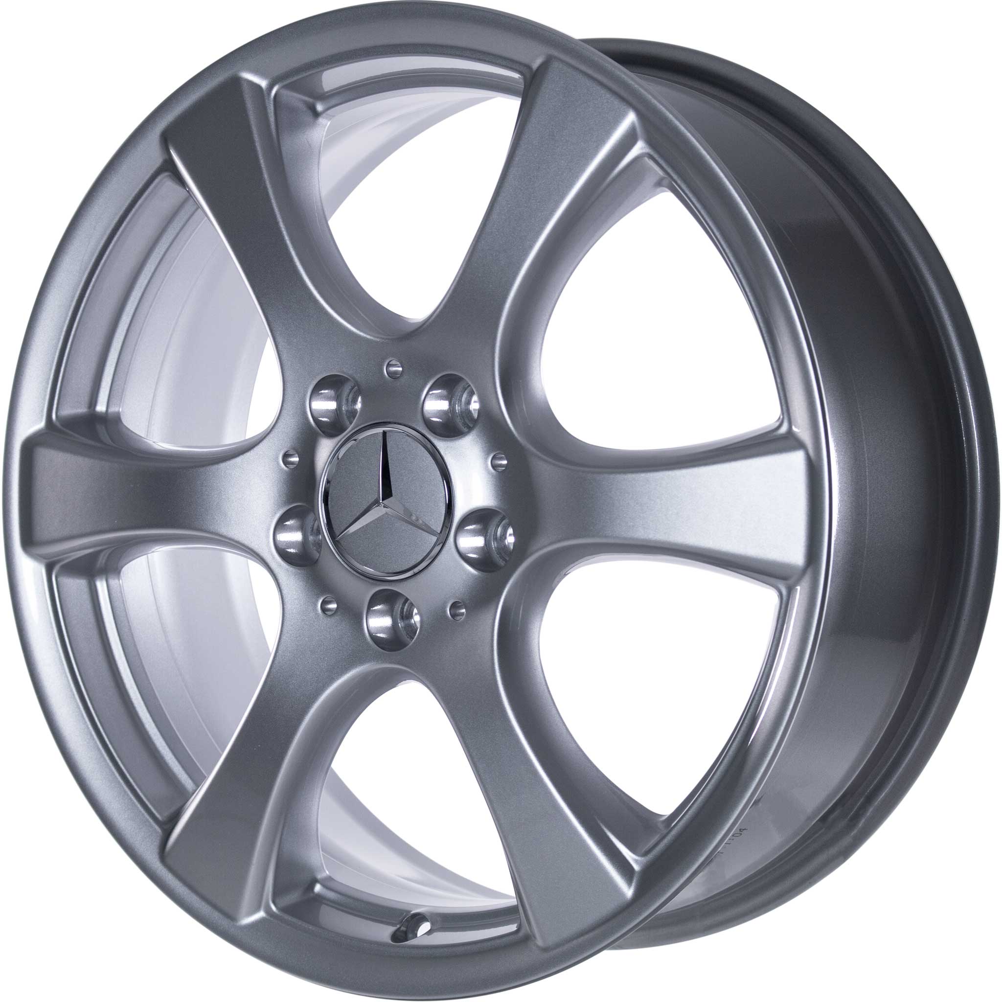 Mercedes Menkib [169-17] Titanium Silver Alloy Wheel Product Image #2