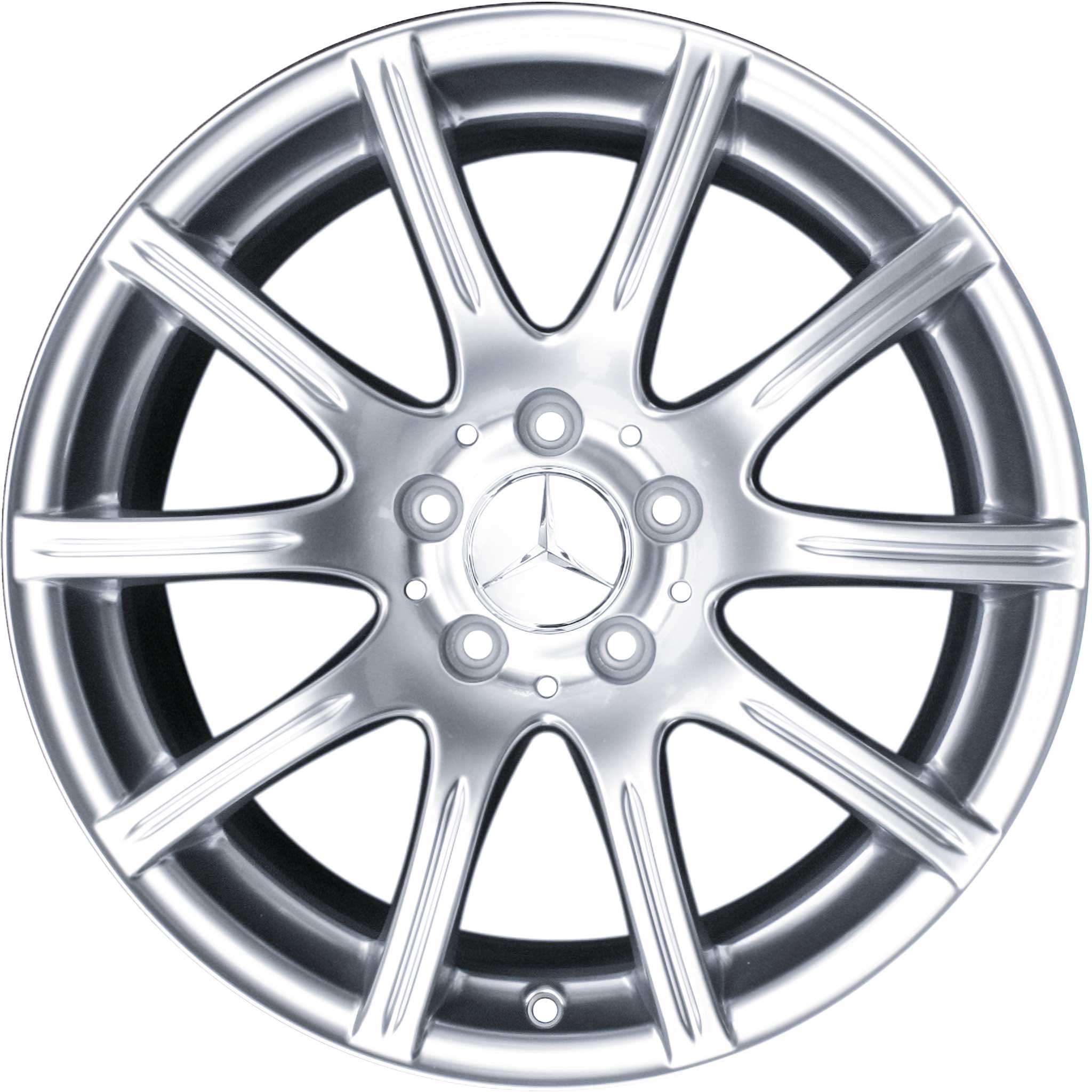 Mercedes Algedi [171-17] Titanium Silver Alloy Wheel Product Image #1