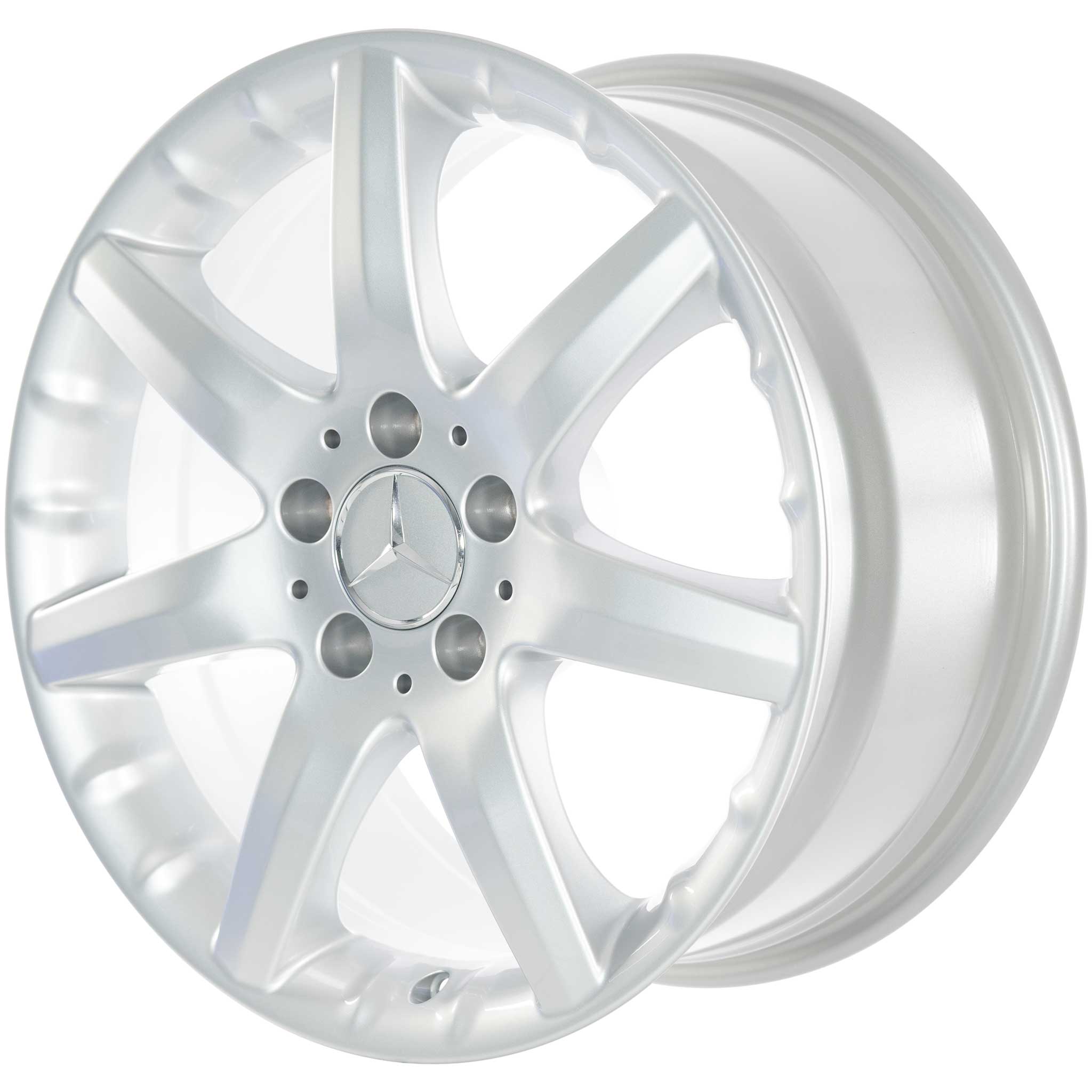 Mercedes Alshain [203-17] Titanium Silver Alloy Wheel Product Image #2