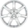 Mercedes Alshain [203-17] Titanium Silver Wheel Img 1