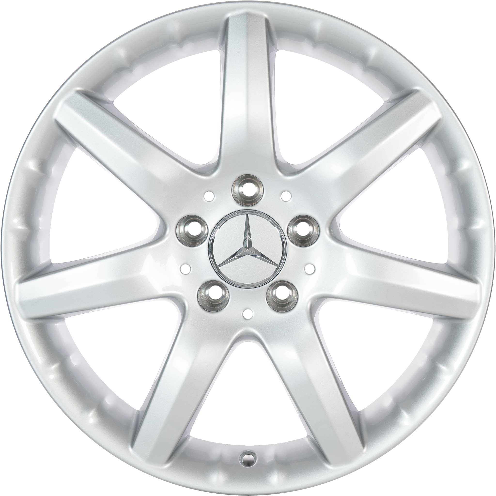 Mercedes Alshain [203-17] Titanium Silver Alloy Wheel Product Image #1