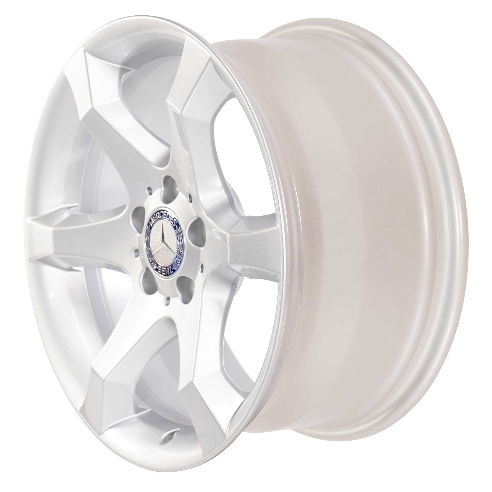 Mercedes Hoedus [203-17] Titanium Silver Alloy Wheel Product Image #2