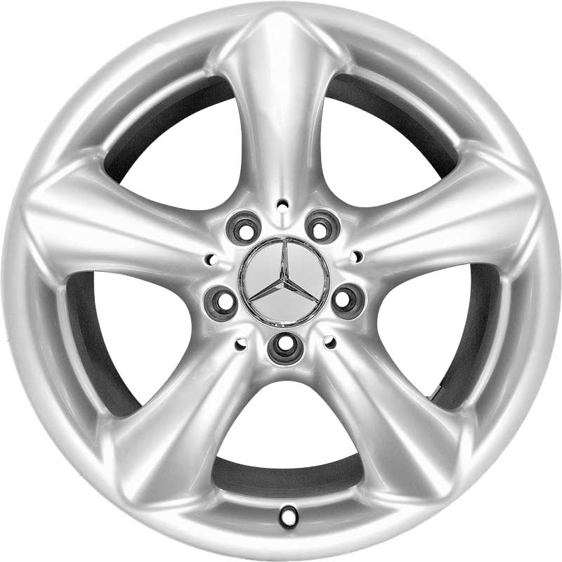 Mercedes Adharaz [203-17] Titanium Silver Alloy Wheel Product Image #1