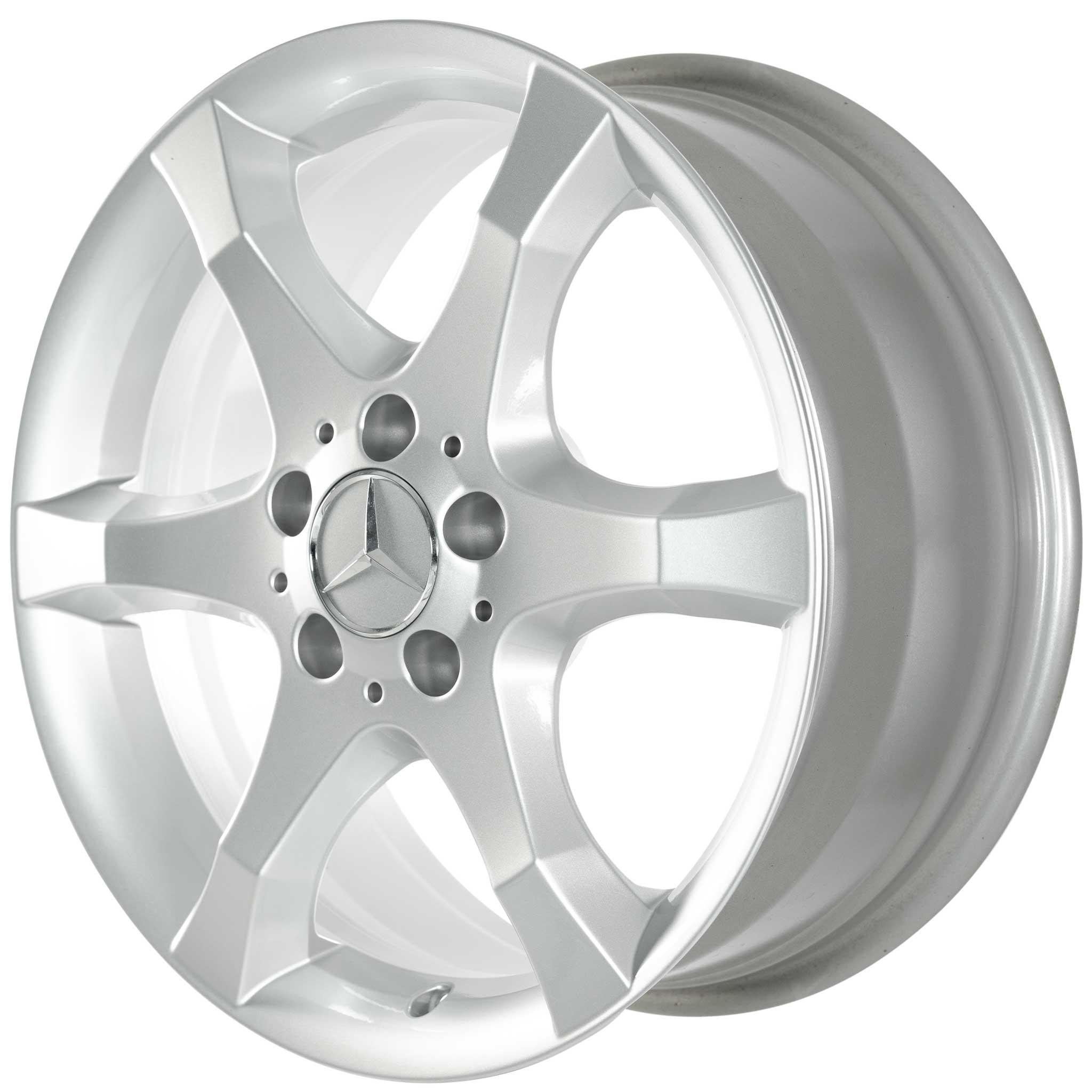 Mercedes Hoedus [203-17] Titanium Silver Alloy Wheel Product Image #2