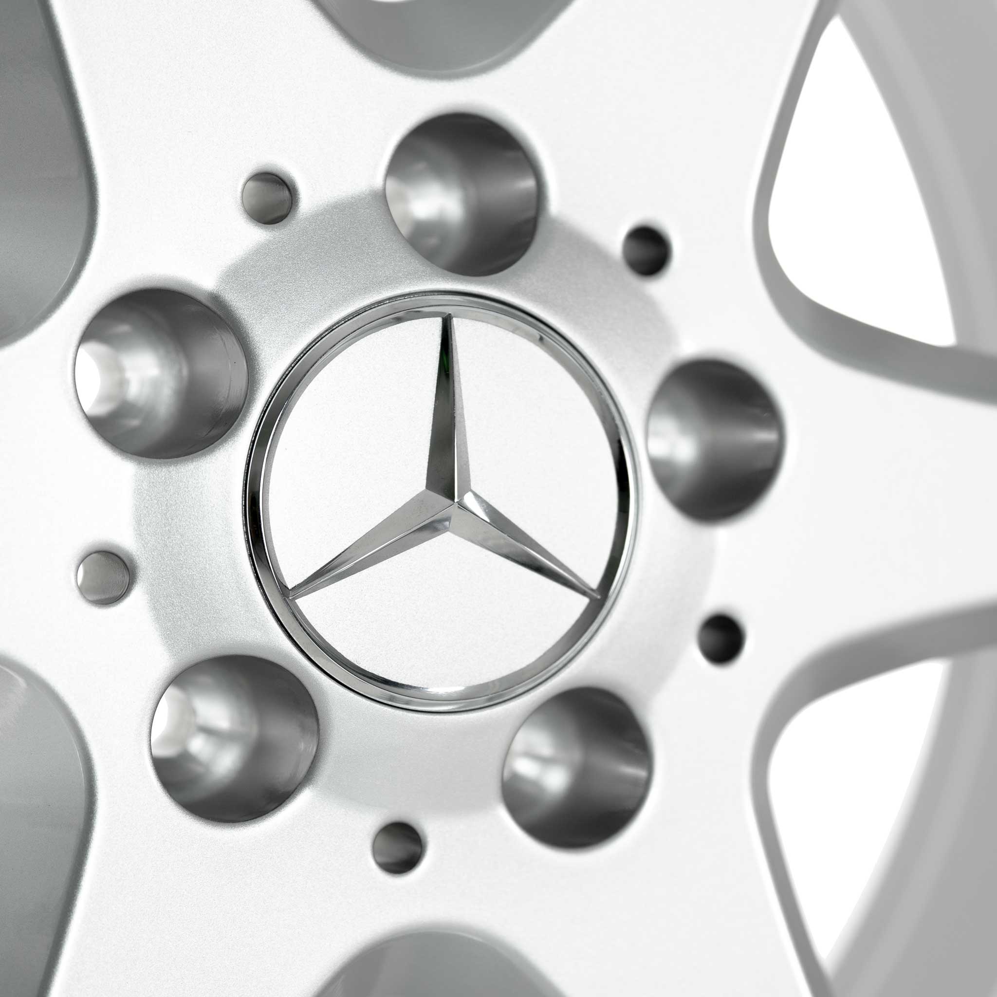 Mercedes Hoedus [203-17] Titanium Silver Alloy Wheel Product Image #4