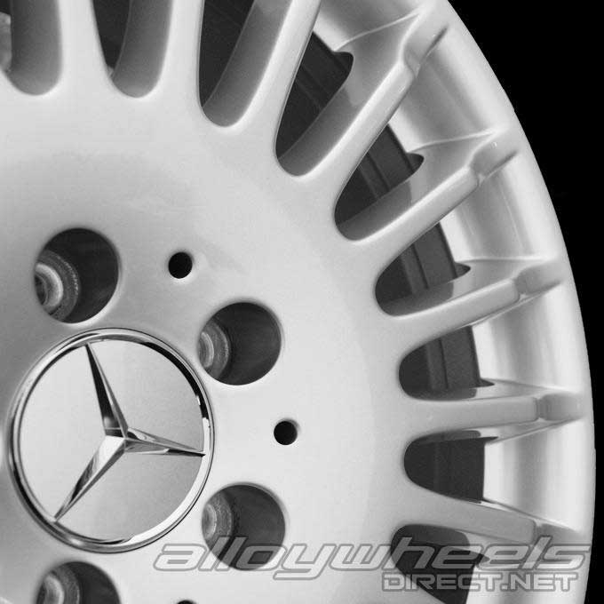 Mercedes Multispoke [209-18] Titanium Silver Alloy Wheel Product Image #3