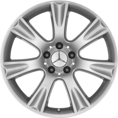 Mercedes Manket [219-18] Titanium Silver Alloy Wheel Product Image #1