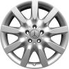 Mercedes 9 Spoke [221-18] Titanium Silver Wheel Img 1