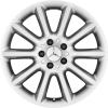 Mercedes 10 Spoke [230-18] Titanium Silver Wheel Img 1