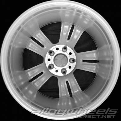 Mercedes 5 Twin Spoke [171-17] Titanium Silver Alloy Wheel Product Image #2