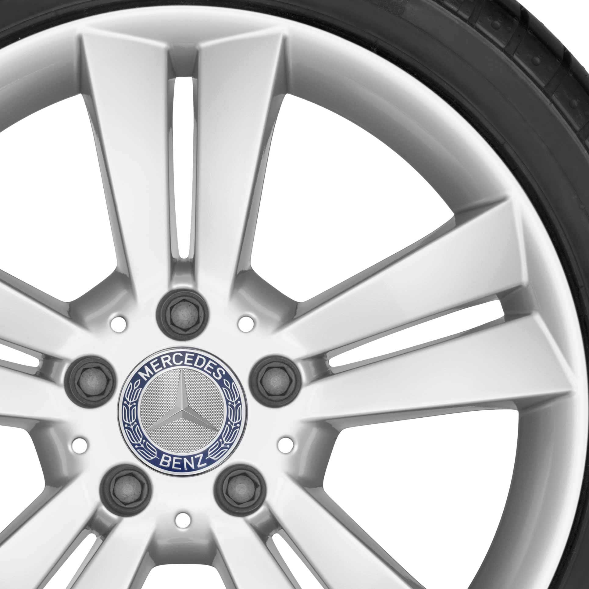 Mercedes 5 Twin Spoke [171-17] Titanium Silver Alloy Wheel Product Image #2