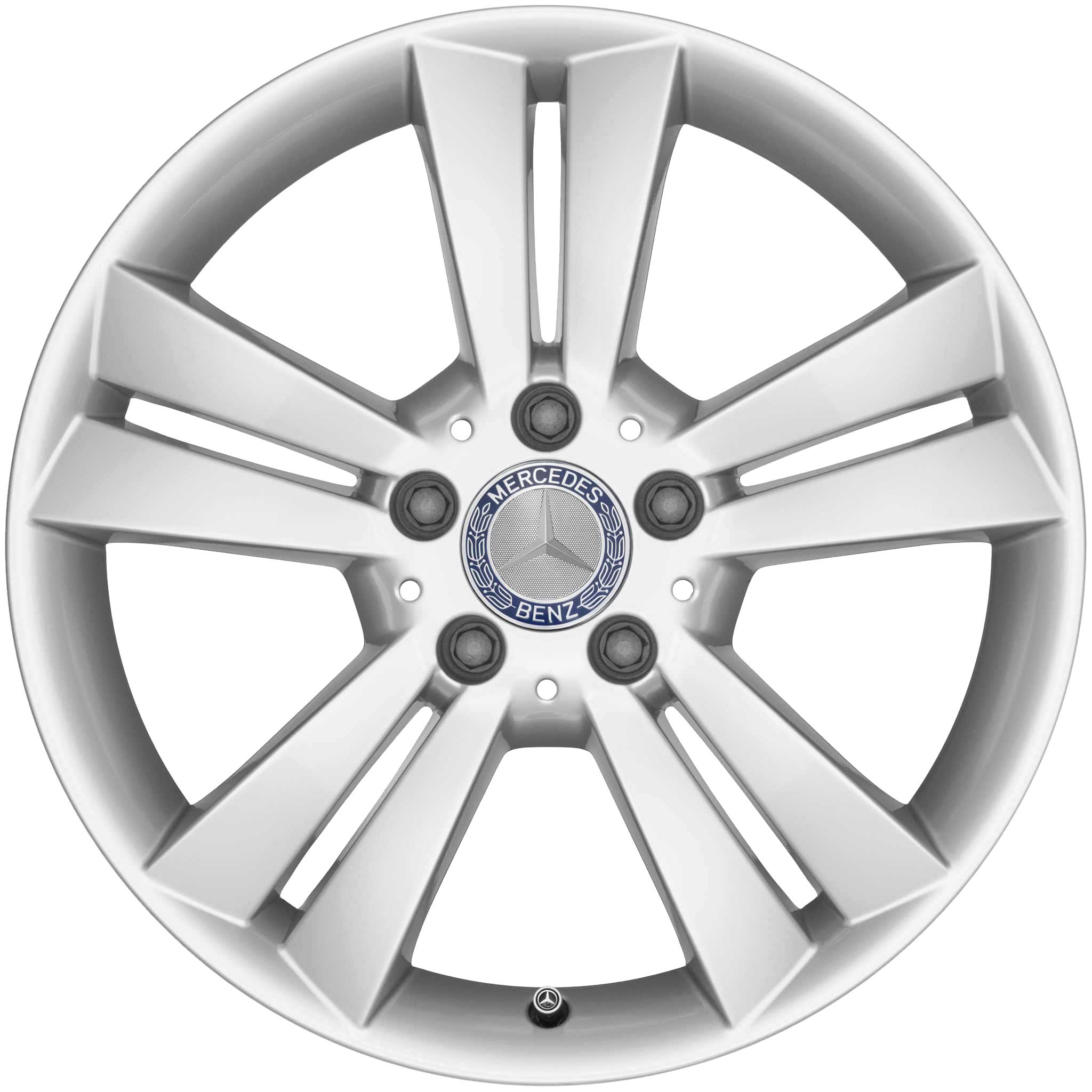 Mercedes 5 Twin Spoke [171-17] Titanium Silver Alloy Wheel Product Image #1