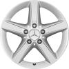Mercedes 5 Spoke [171-16] Titanium Silver Wheel Img 1